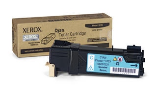 Xerox Phaser 6125 Cyan Toner Cartridge, 106R1331
