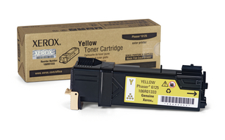 Xerox Phaser 6125 Yellow Toner Cartridge, 106R1333