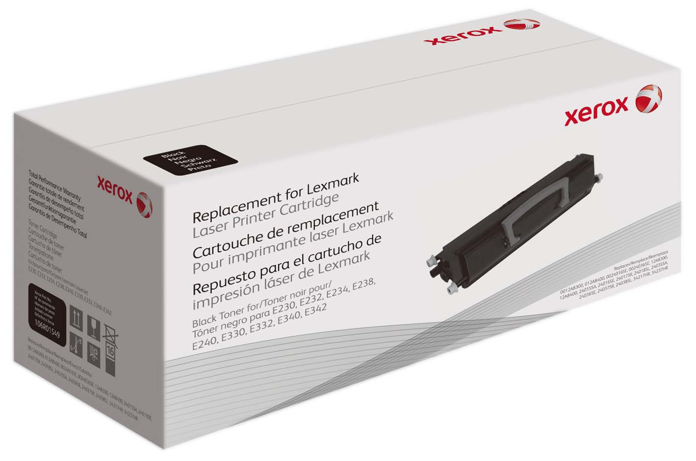 Xerox Compatible Lexmark T632/634 Toner Cartridge, 106R1558
