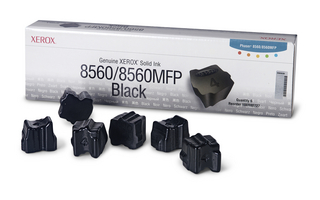 Xerox Phaser 8560 Black Solid Ink (6 Sticks), 108R727