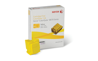 Xerox ColorQube 8870 Yellow Ink (6 Sticks), 108R952