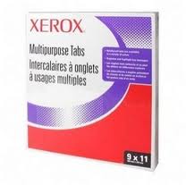 Xerox 110 lb. 9x 11 Single-Reversed Collated Tabs, 3R12356